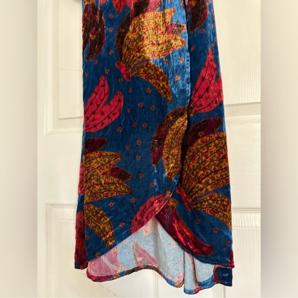 Velour FarmRio Anthropologie midi dress - Picture 15 of 15